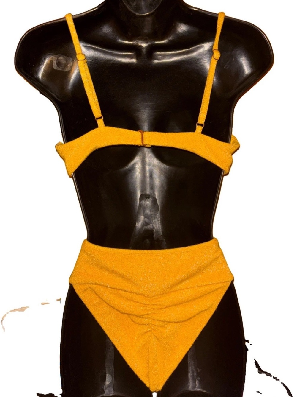 Montce Shimmer Yellow Two-Piece Bikini Set - Picture 2 of 3